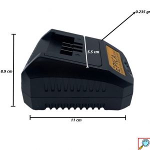 Ταχυφορτιστής Μονής Υποδοχής EPICA INPUT 100-240V OUTPUT 21V DC 1700MAH