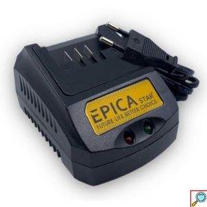 Ταχυφορτιστής Μονής Υποδοχής EPICA INPUT 100-240V OUTPUT 21V DC 1700MAH
