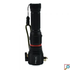 Φακός Tactical LED Αλουμινίου Έκτακτης Ανάγκης Μαύρο