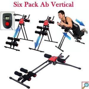 Full Body Έξυπνο Αναδιπλούμενο Πολυόργανο Γυμναστικής με LCD Οθόνη & 4 Επίπεδα Δυσκολίας για Κοιλιακούς, Χέρια & Πόδια