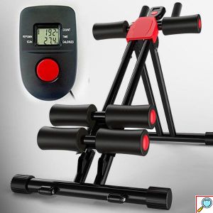 Full Body Έξυπνο Αναδιπλούμενο Πολυόργανο Γυμναστικής με LCD Οθόνη & 4 Επίπεδα Δυσκολίας για Κοιλιακούς, Χέρια & Πόδια