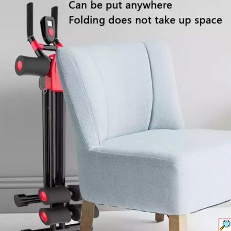 Full Body Έξυπνο Αναδιπλούμενο Πολυόργανο Γυμναστικής με LCD Οθόνη & 4 Επίπεδα Δυσκολίας για Κοιλιακούς, Χέρια & Πόδια