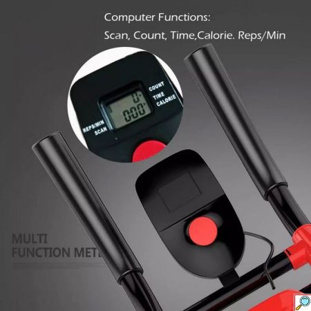 Full Body Έξυπνο Αναδιπλούμενο Πολυόργανο Γυμναστικής με LCD Οθόνη & 4 Επίπεδα Δυσκολίας για Κοιλιακούς, Χέρια & Πόδια