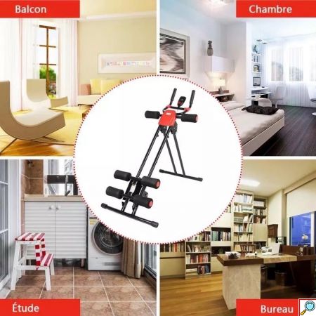 Full Body Έξυπνο Αναδιπλούμενο Πολυόργανο Γυμναστικής με LCD Οθόνη & 4 Επίπεδα Δυσκολίας για Κοιλιακούς, Χέρια & Πόδια