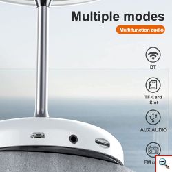 Επαναφορτιζόμενο USB Πορτατίφ - Φωτιστικό LED με Bluetooth Ασύρματο Ηχείο - Music Wireless Speaker JY85
