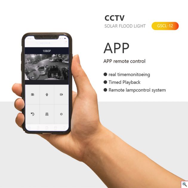 Ηλιακός Οικονομικός Προβολέας 200W με Κάμερα Ασφαλείας Παρακολούθησης - WiFi Solar Panel with Camera 