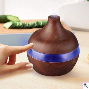 Μίνι Υγραντήρας Υπερήχων & Αρωματοθεραπείας με LED Φωτισμό - USB Mini Atomization Humidifier