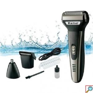 Ηλεκτρική Κουρευτική - Ξυριστική Μηχανή Trimmer 3 σε 1 Kemei