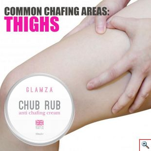 Κρέμα Επούλωσης και Ενυδάτωσης - Glamza Chub Rub Anti Chafing Cream 50ml
