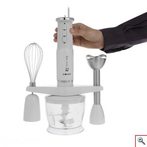 Ραβδομπλέντερ με Ανοξείδωτη Ράβδο 600W - Haeger HG-291W Λευκό