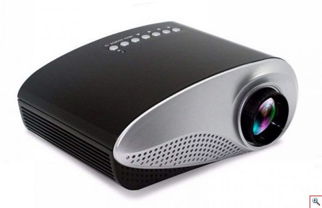 Mini Φορητός Προβολέας - Προτζέκτορας Cinema Support AV/TV/VGA/USB/HDMI/SD