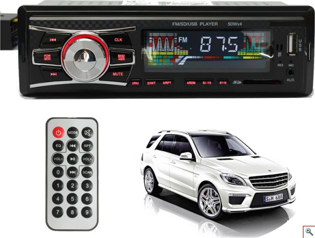 Mp3 Player Αυτοκινήτου με Είσοδο USB/SD/AUX, Ραδιόφωνο και Χειριστήριο