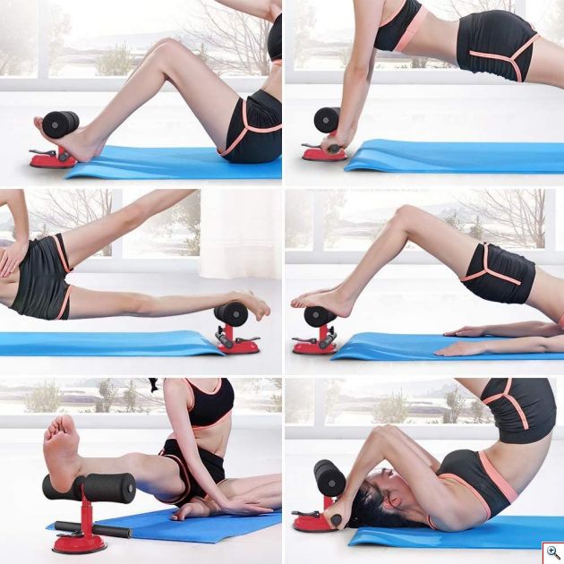 Μπάρα Κοιλιακών με Βεντούζα Στήριξης - Suction Sit Up