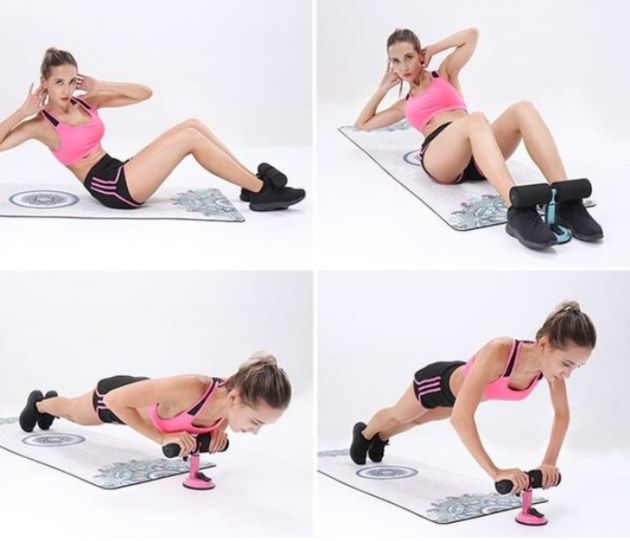 Μπάρα Κοιλιακών με Βεντούζα Στήριξης - Suction Sit Up