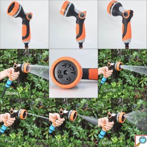 Πιστόλι Ποτίσματος – Νερού για Λάστιχο Κήπου 1/2″ 10 Επιλογών