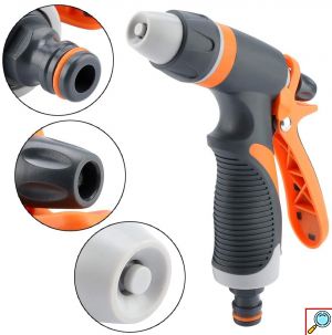 Πιστόλι Ποτίσματος – Εκτοξευτήρας Νερού για Λάστιχο Κήπου 1/2″