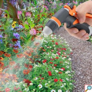 Πιστόλι Ποτίσματος – Εκτοξευτήρας Νερού για Λάστιχο Κήπου 1/2″
