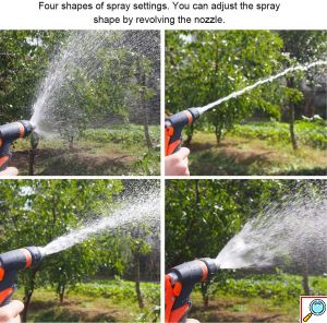 Πιστόλι Ποτίσματος – Εκτοξευτήρας Νερού για Λάστιχο Κήπου 1/2″