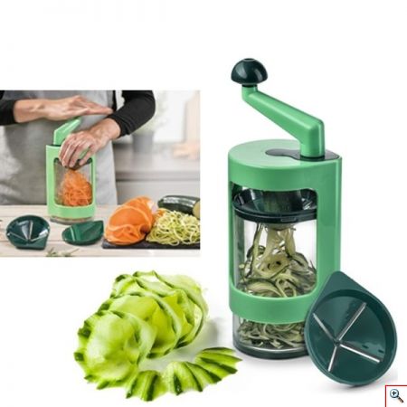 Χειροκίνητος Σπιράλ Πολυκόφτης Λαχανικών Super Julietti Εύκολος και Γρήγορος