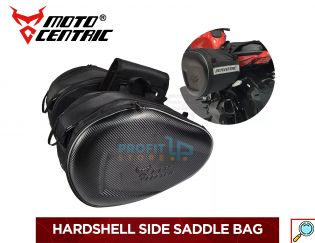 Σετ Carbon Επεκτεινόμενες Σκληρές Πλαϊνές Βαλίτσες Σαμάρια Motocentric 116L (2x 58L) Μηχανής / Μοτοσυκλέτας με Αδιάβροχο Κάλυμμα - Τσάντες SaddleBags