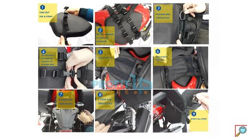 Σετ Carbon Επεκτεινόμενες Σκληρές Πλαϊνές Βαλίτσες Σαμάρια Motocentric 116L (2x 58L) Μηχανής / Μοτοσυκλέτας με Αδιάβροχο Κάλυμμα - Τσάντες SaddleBags