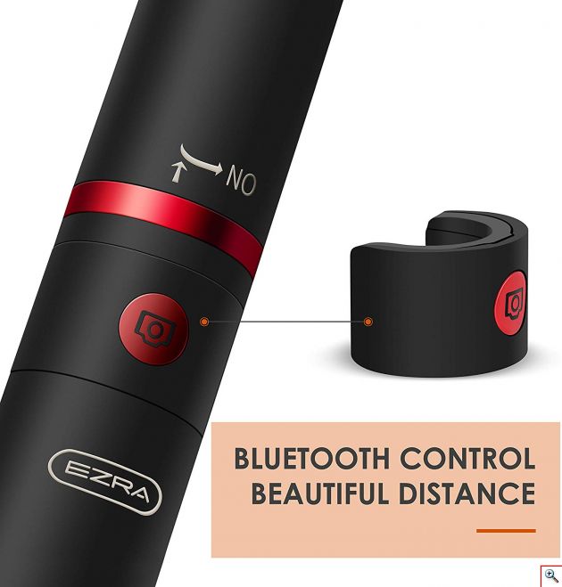 Ασύρματο Τρίποδο Selfie Stick με Φλας Φωτισμό Bluetooth - Wireless Remote Control EZRA