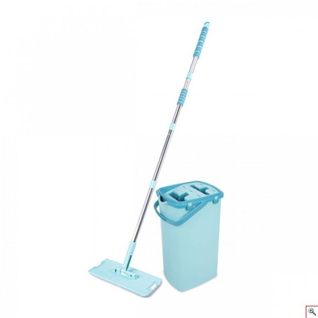 Σφουγγαρίστρα & Παρκετέζα με Μικροϊνες - Cleaner Pro Γαλάζιο