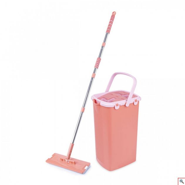Σφουγγαρίστρα & Παρκετέζα με Μικροϊνες - Cleaner Pro Ροζ