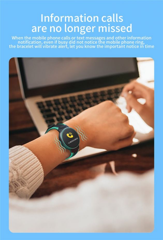 HD Αδιάβροχο Αθλητικό Ρολόι με Καρδιομετρητή, Πιεσόμετρο, Οξύμετρο, Μέτρηση Βημάτων, Ποιότητας Ύπνου - Activity Tracker Smart Watch