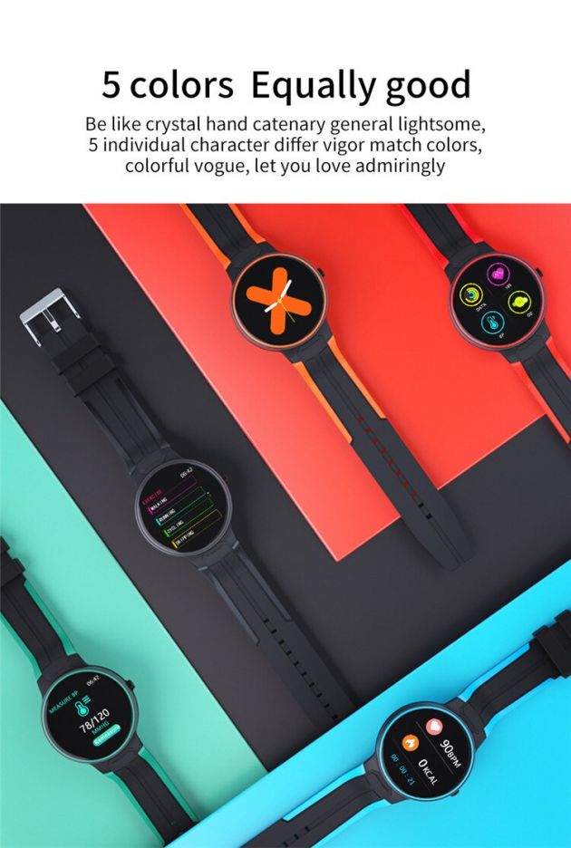 HD Αδιάβροχο Αθλητικό Ρολόι με Καρδιομετρητή, Πιεσόμετρο, Οξύμετρο, Μέτρηση Βημάτων, Ποιότητας Ύπνου - Activity Tracker Smart Watch