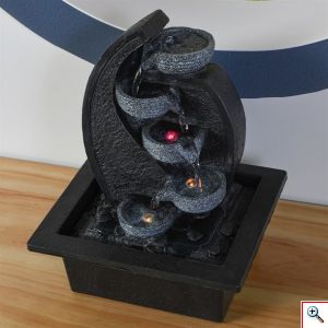 Διακοσμητικό Συντριβάνι με LED Φωτισμό 17x21x26cm - Cascade V2 Fountain 