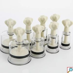 Θεραπευτική Συσκευή με Βεντούζες με 10 Ανταλλακτικές Κεφαλές Διαφόρων Μεγεθών