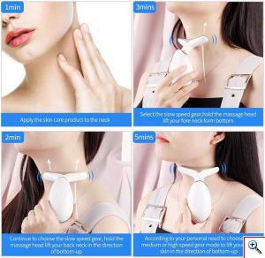 Επαναφορτιζόμενη Συσκευή Σύσφιξης - Αντιγήρανσης - Αναζωογόνησης Προσώπου / Λαιμού - Φωτοθεραπεία - IPL Wrinkles Redusing Instrument