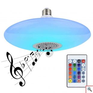 Λάμπα RGB LED & Ηχείο Bluetooth Multimedia UFO Lamp Speaker με Τηλεχειριστήριο