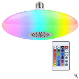 Λάμπα RGB LED & Ηχείο Bluetooth Multimedia UFO Lamp Speaker με Τηλεχειριστήριο