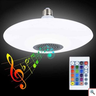 Λάμπα RGB LED & Ηχείο Bluetooth Multimedia UFO Lamp Speaker με Τηλεχειριστήριο