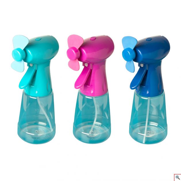 Φορητός Ανεμιστήρας Μπαταρίας με Σπρέι Νερού - Water Spray Fan 