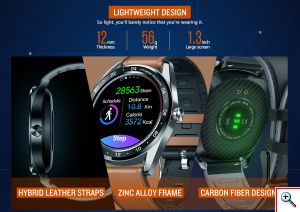 Αδιάβροχο Smartwatch με Οθόνη Αφής - Zeblaze® NEO 1.3inch Full-round Touch Screen Blood Pressure Heart Rate Monitor