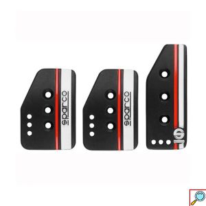 Σετ Πεταλιέρες Αλουμινίου Αυτοκινήτου Sparco για Χειροκίνητα Αυτοκίνητα Universal Ασημί