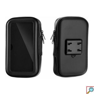 Αδιάβροχη Βάση - Θήκη Μηχανής Κινητού για Καθρέφτη Μαύρη 