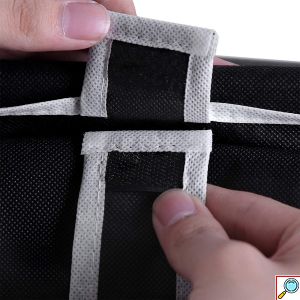 Πολυλειτουργική Υφασμάτινη Παπουτσοθήκη με 5 Ράφια και Μεταλλικό Σκελετό 60x30x90εκ