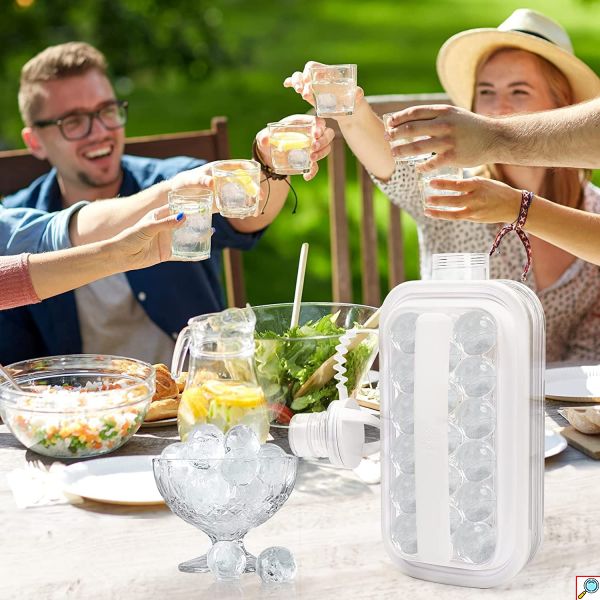 Ισοθερμική Παγοθήκη - Παγοκύστη Ice Ball Maker για Παγάκια με 1 Κίνηση.