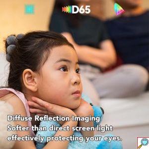 Προβολέας Τεχνολογίας Προβολής LCD Λάμπας LED 1080p Wi-Fi 2.4G/5G Αυτόματης Εστίασης με Οθόνη Προβολής 40-100” με Τηλεχειριστήριο