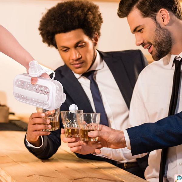 Ισοθερμική Παγοθήκη - Παγοκύστη Ice Ball Maker για Παγάκια με 1 Κίνηση.