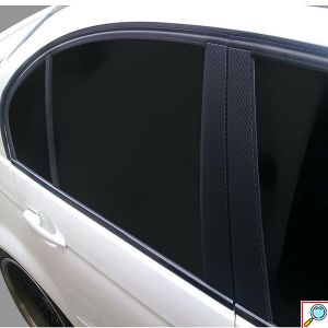 Αδιάβροχη Προστατευτική Αυτοκόλλητη Ταινία Αυτοκινήτου με Αντοχή στη Θερμότητα Carbon 10x180cm σε Μαύρο Χρώμα 