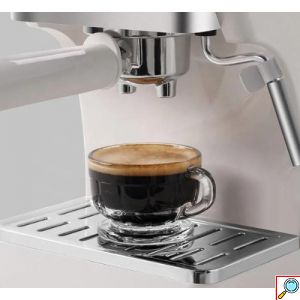 Hoomei Μηχανή Espresso 1050W Πίεσης 15 Bar Λευκή