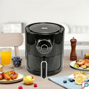 Sokany® Φριτέζα Αέρος 1350W με Αποσπώμενο Κάδο 4lt Μαύρη