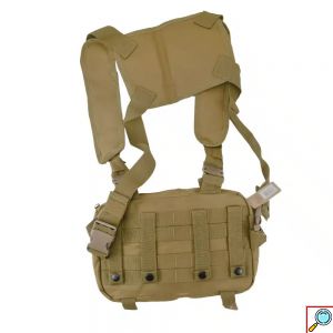 Επιχειρησιακό Τσαντάκι Στήθους 3L με Εσωτερικές Θήκες, Ραμμένους Ιμάντες και Λωρίδες Velcro 30εκ.