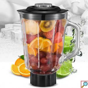Blender και Μύλος 1000W 2 σε 1 Andowl Q-FR60 Ασημί 