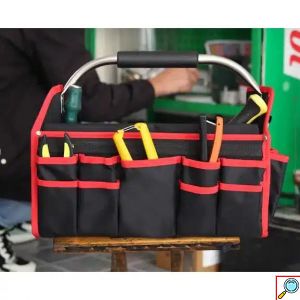 Τσάντα Εργαλείων Ανοιχτού Τύπου Μαύρη